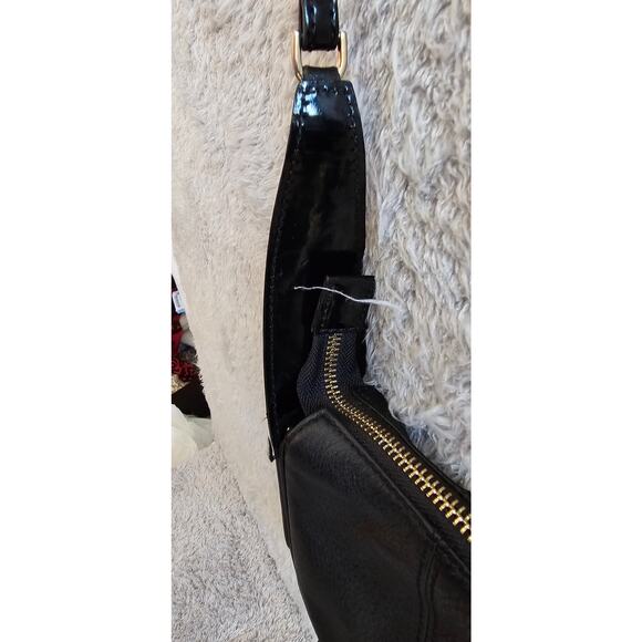 Ted Baker Leather Lined Travel Crossbody Purse Bag Women Small Black - Picture 7 of 16